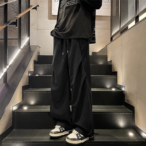 2024新款灯芯绒宽松直筒休闲裤潮流青少年百搭现货 K8215-P34图片