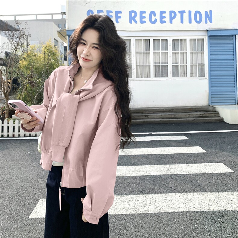 【上就能卖】大量不缺货转化好学院风休闲外套2606-1P175K288,女装短外套,2C292
