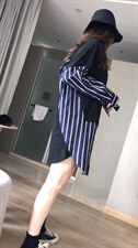 拼接衬衫韩版休闲，女装衬衫，依多坊