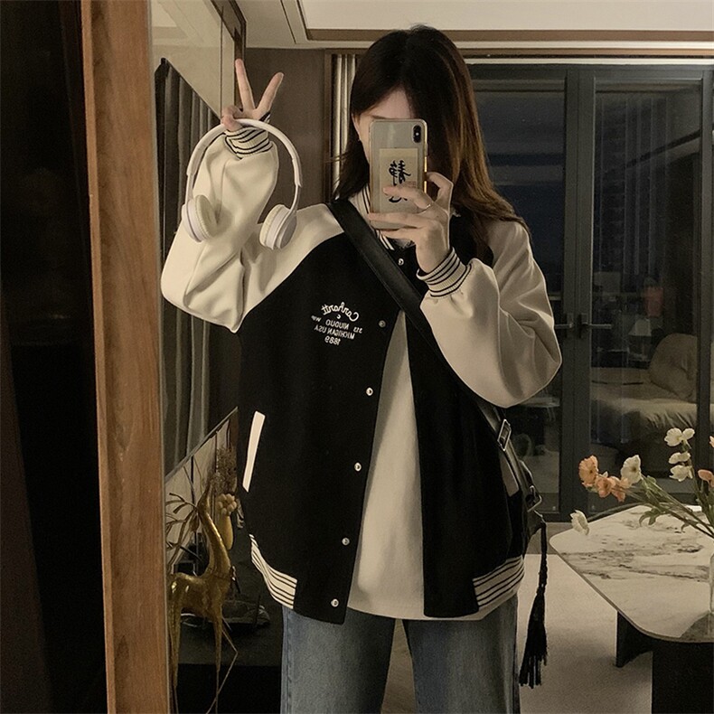 女童棒球服秋装2025新款外套春秋款女孩运动秋季上衣C803-P105,女装短外套,星座911-2(原星座613-2）