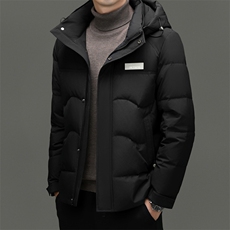 CR23338帽子可脱卸男士鸭绒85绒子含量精品羽绒服数据好，男装羽绒服，钱塘207-2