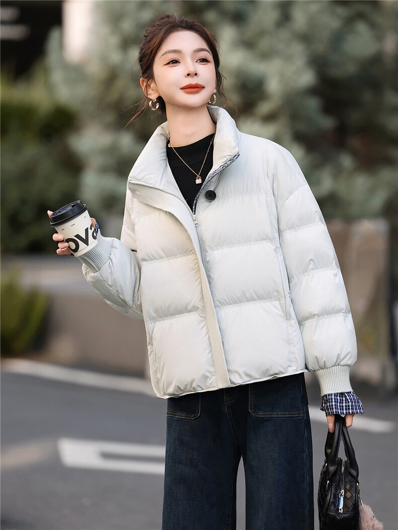 2025冬装新款时尚保暖优雅范羽绒服,女装羽绒服,鑫鑫格