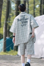 小香风印花织带短衬DCS9018P45短裤DK8797P40套装DTZ9028P85，男装牛仔裤，星座227-7