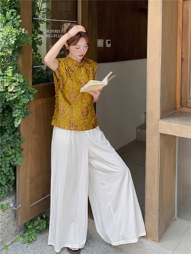 2026年夏季时尚潮流动物植物花卉碎花轻薄两件套,女装套装/套裙,秀美人生