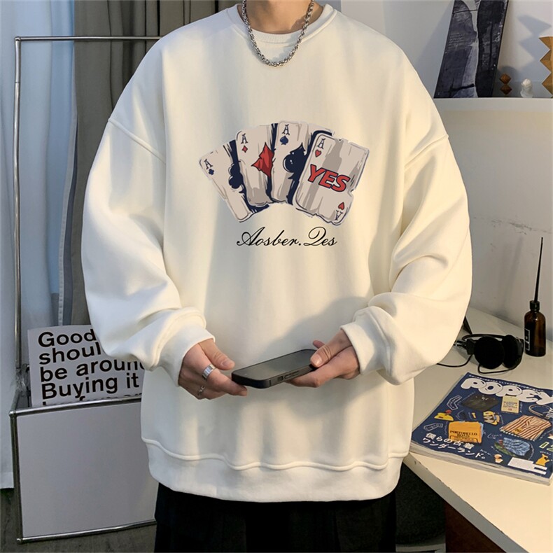 秋季新款 320G华棉圆领卫衣面布棉WH512-P35控58图片