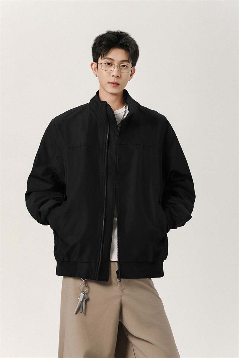 现货秋季新款美式飞行夹克男立领棒球服工装外套-A2198TP58无差价,男装夹克,电商B241