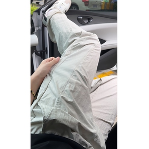 K5050/P35夏季打孔网眼速干裤男凉感冰丝裤休闲裤大码宽松长裤图片