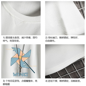 Q11112-P30 春夏季七分袖t恤男大码五分袖男短袖中袖 网格挂拍图片