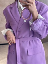 22C03#彩色腰带西装外套，女装西装，首选