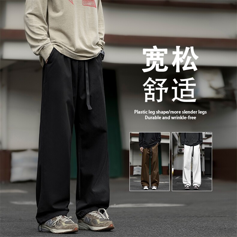 休闲裤纯棉直筒卫裤美式宽松运动裤子K660-特批-3879,男装休闲裤,星座718-1