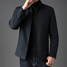 2023新款白鸭绒羽绒服男秋冬季中年男士商务休闲爸爸装外套男装，男装羽绒服，电商B212（原钱塘6029）