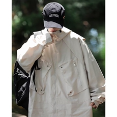 工装大口袋连帽男秋季户外爬山韩版宽松港风学生纯色外套J1059，男装夹克，星座1116A-1（原606A）