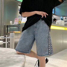 高街牛仔短裤男夏季五分裤D1002P35图片