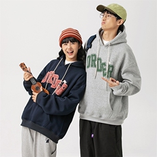 2026冬季新款男装日系潮牌印花宽松休闲卫衣加厚卫衣WY558-F96，男装卫衣，电商A101（原外27）