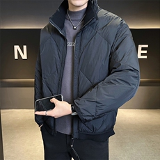90新标白鸭绒羽绒服菱格设计假两件保暖外套YR3136-P269，男装羽绒服，电商D342