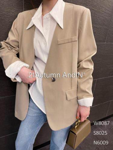 2021新款西装外套，女装西装，AND IN+
