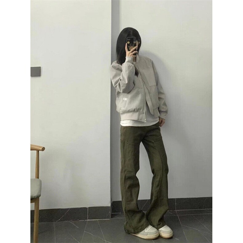 【有货】JK32HH-P68cleanfit外套男春季高级感棒球服飞行员夹克,男装夹克,星座1007（原301D）