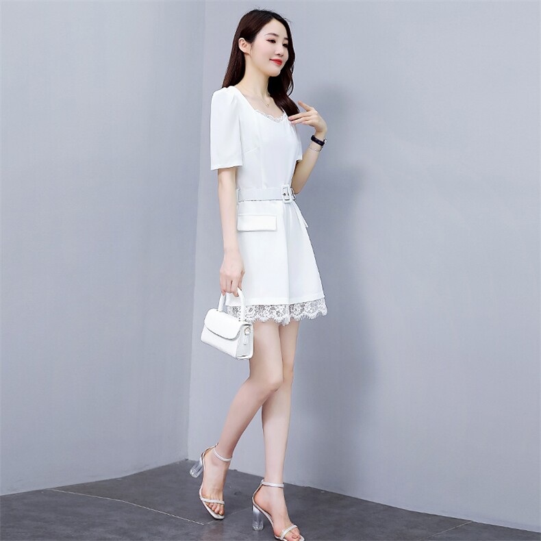 2022年夏季简约收腰简约纯色潮流舒适通勤连体裤,女装连体裤,卡杰菲