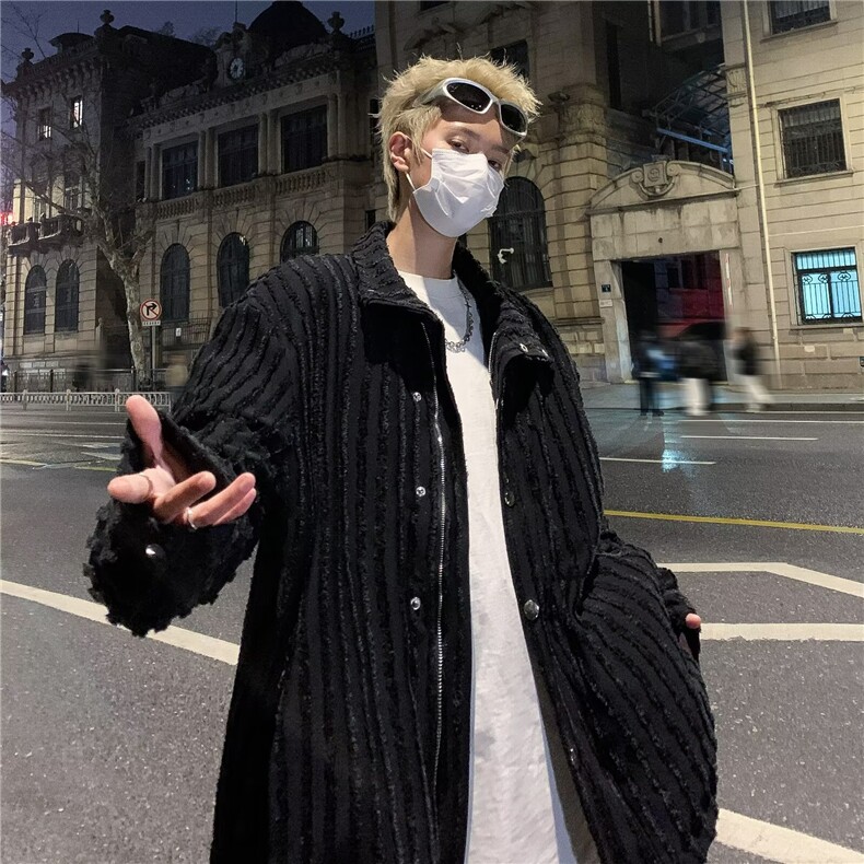 2025秋小香风外套男休闲格纹夹克W9307,男装夹克,星座1108