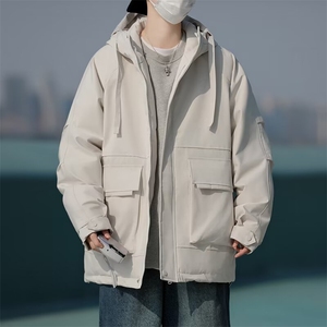 工装棉服夹克男士冬季日系外套2024新款美式休闲棉衣MF203-P82,秋天穿裙子怎么搭配外套图片