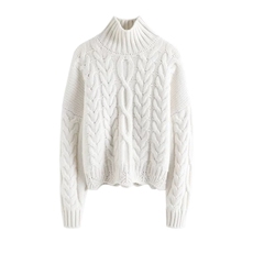 2025年秋季常规款通勤套头长袖时尚百搭，女装针织衫/毛衣，朝辰羊绒