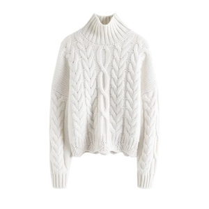 2025年秋季常规款通勤套头长袖时尚百搭，女装针织衫/毛衣，朝辰羊绒