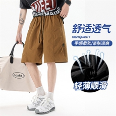 夏季工装短裤男ins潮牌休闲百搭潮流痞帅五分裤D0506-P40，男装休闲裤，星座308B-2