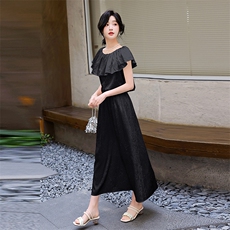 新款2024夏季高级感小衫连衣裙套装女减龄显瘦上衣半身裙子两件套，女装套装/套裙，流量+