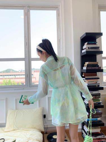 2021/夏季新品防晒套装，女装职业装，blue face