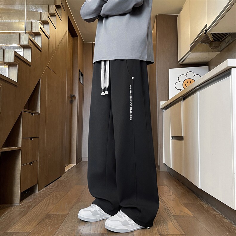 2025新款休闲工装阔腿裤男式百搭户外运动裤-K3031-P40，男装工装外套，星座1105