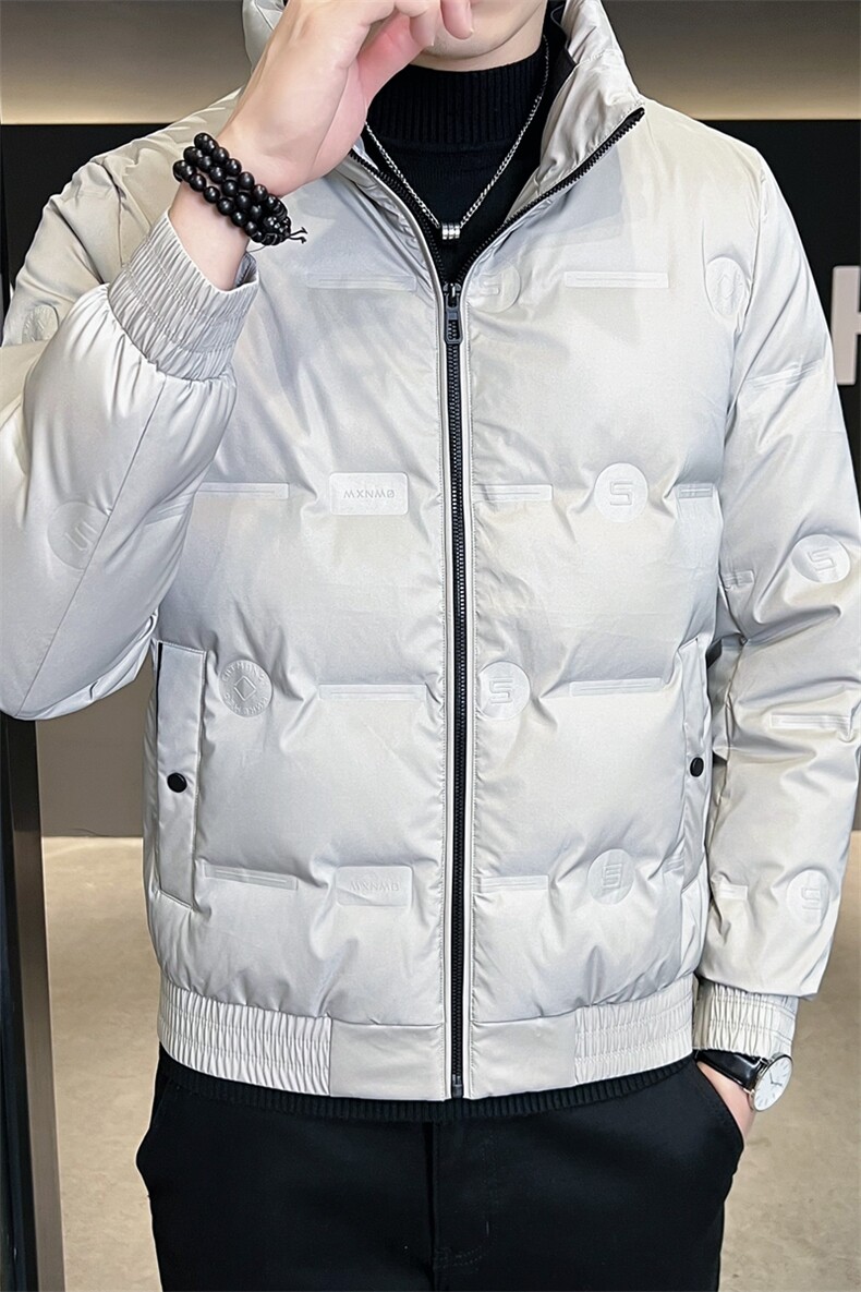 2022男士连帽加厚保暖羽绒服中年冬季新款时尚休闲爸爸装外套,男装羽绒服,电商B212（原钱塘6029）