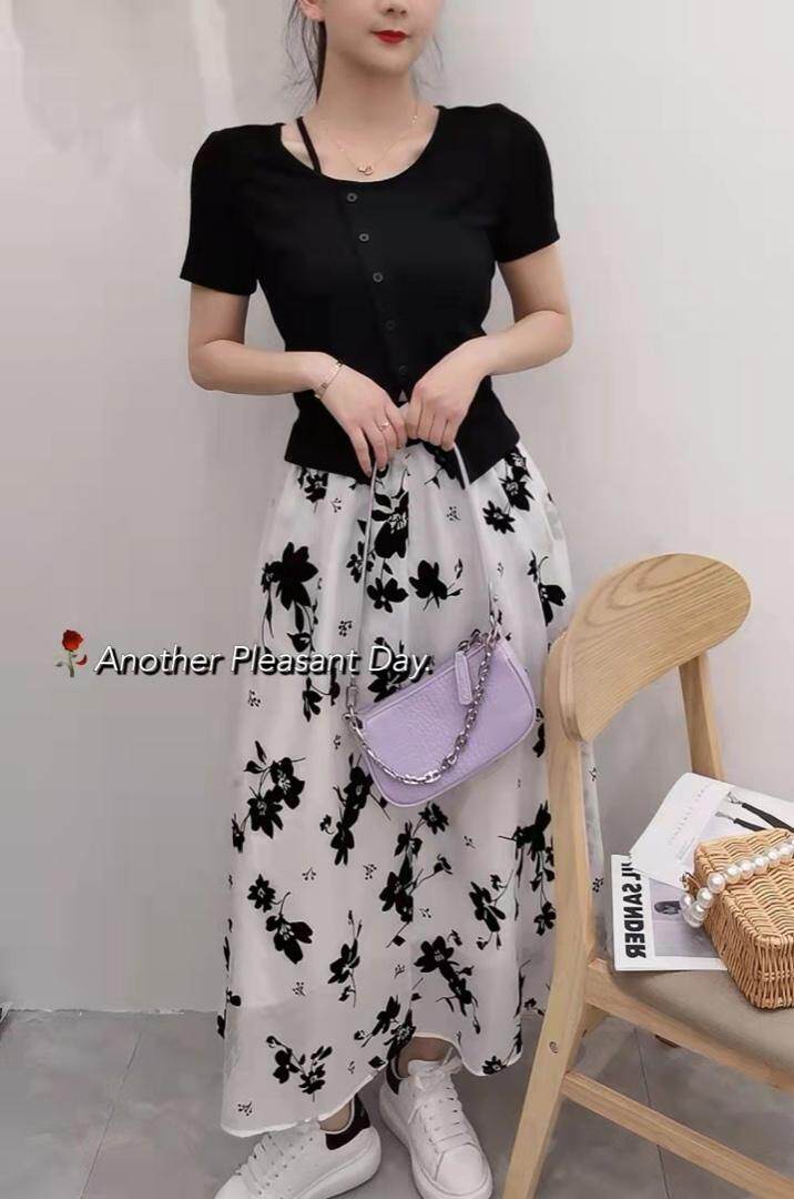 【夏季新款】两件套印花显瘦，其它，笑思源