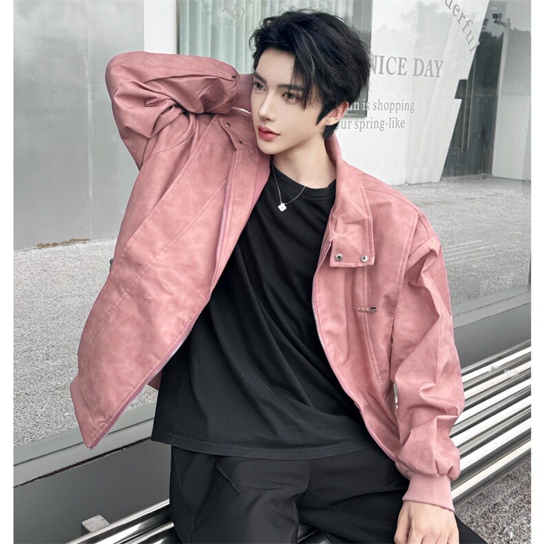 (图）春秋款cleanfit夹克机车服美式外套2815-P75,男装夹克,星座910-5