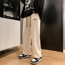 2023秋冬新款港风宽松抽绳束脚休闲裤运动裤K223-P40，男装休闲裤，星座914-3