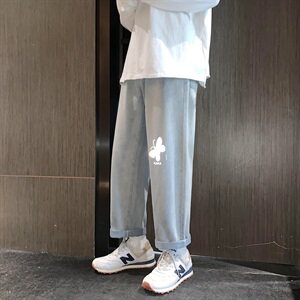 男休闲七彩印花反光裤ss子休闲男女九分裤松紧腰配腰带K29-P45图片