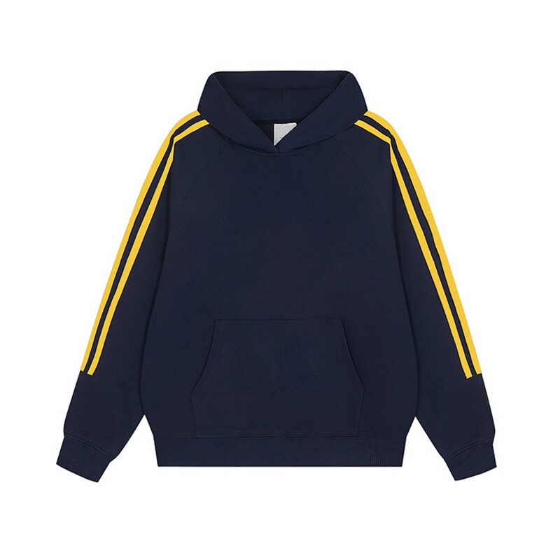 抖音得物高品质支持退换480克全棉加绒加厚宽松织带连帽卫衣CM23，男装卫衣，电商A486