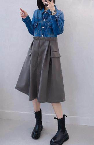 拼接连衣裙，女装连衣裙，江南俏之羽