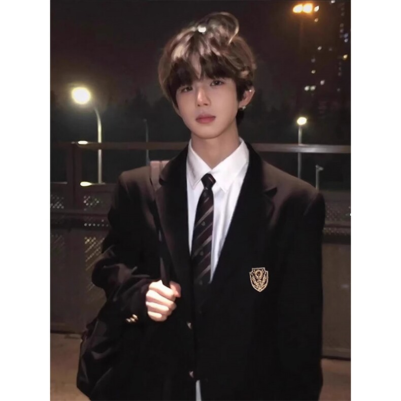 C316 XZ000 P75  春装新款制服DK转场班服校服时尚西装外套男学院图片