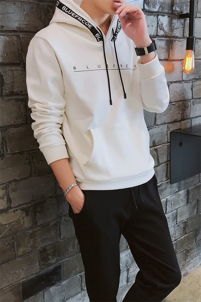 运动套装男秋休闲卫衣外套两件套跑步服装男士运动服DS157T,男装卫衣,电商A102