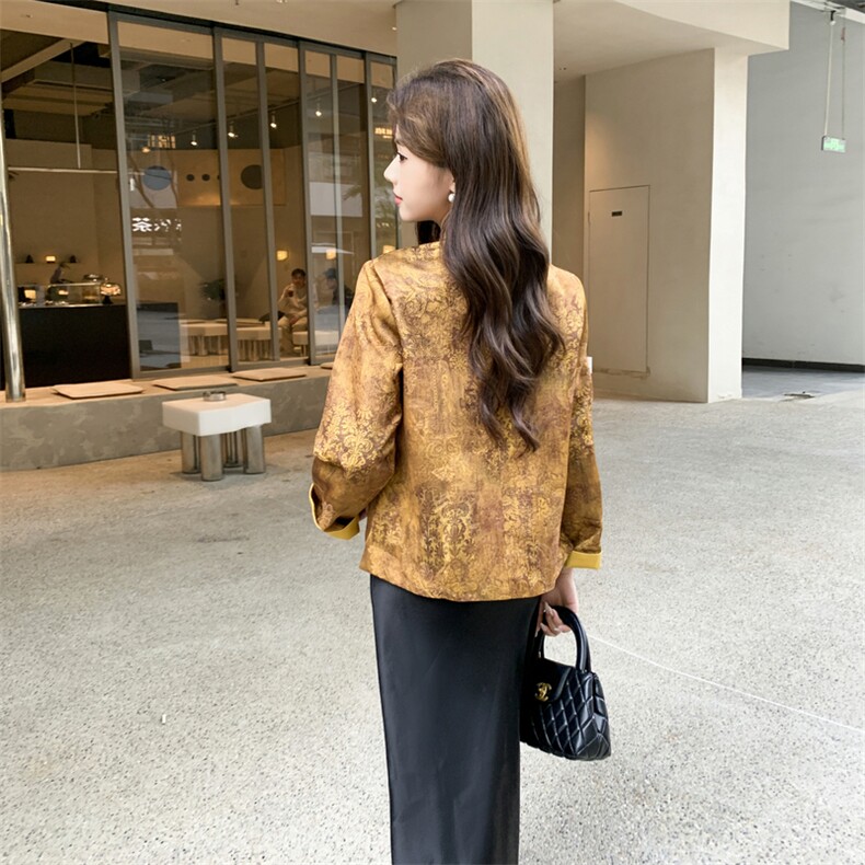 2026年春季女装女士精品唐装民族服装舞台服装唐装,女装短外套,凡歌灵