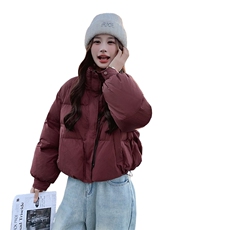 【新款现货】安可拉红立领短款小个子白鸭绒外套99816款P235K338，女装羽绒服，2C316
