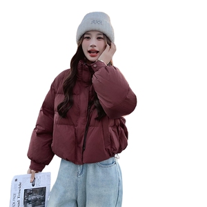 【新款现货】安可拉红立领短款小个子白鸭绒外套99816款P235K338图片