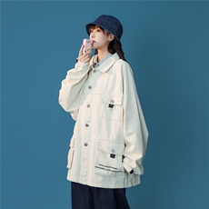 25春季新款工装韩版潮流复古男女夹克外套上衣JK52/P95/138，男装夹克，星座202-3