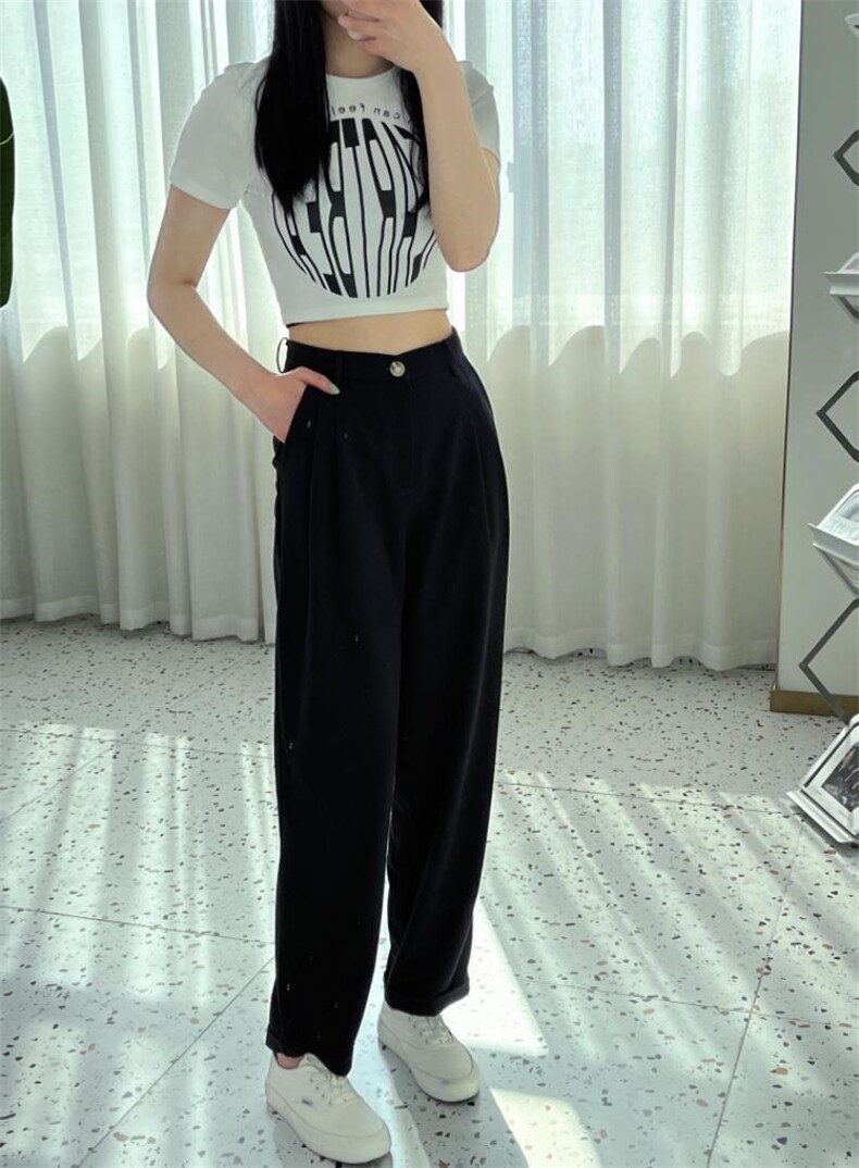 糖果色西装裤,女装休闲裤,H·SHE