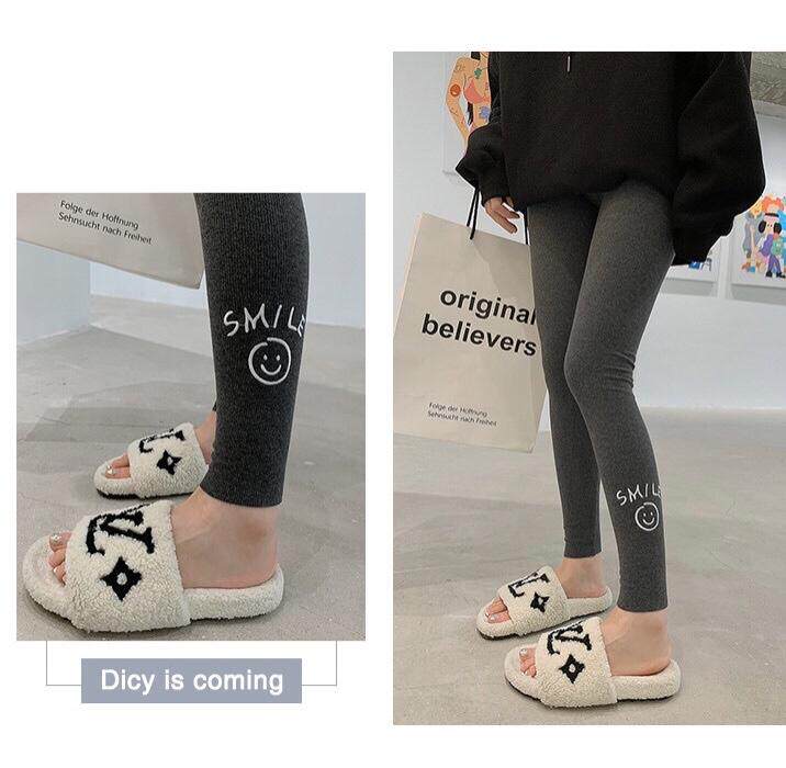 螺纹打底裤三码减龄款，女装打底裤，柒外