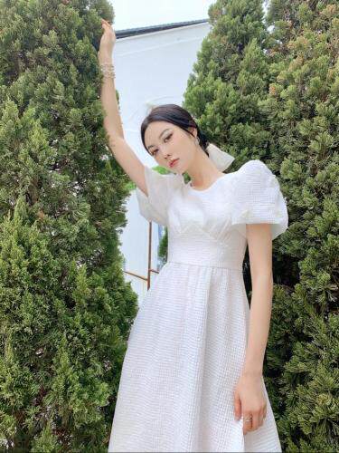 夏季新款长款连衣裙，女装连衣裙，DS-1