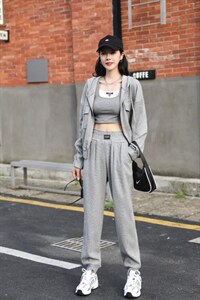 大量现货，休闲百搭华夫格套装,女装职业装,杭悦