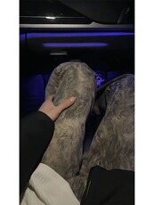 扎染设计感牛仔裤男款春cleanfit直筒裤复古做旧微喇裤WLK644-P42，男装牛仔裤，星座1008