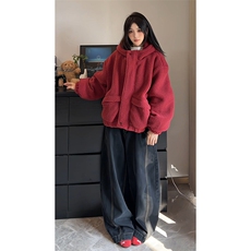 秋冬款街头个性连帽棉衣日系文艺风复古慵懒上衣外套HY878P85，男装棉衣，电商A102B