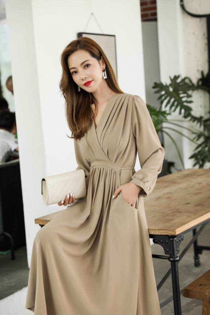 秋装气质连衣裙，风衣外套，女装连衣裙，EE